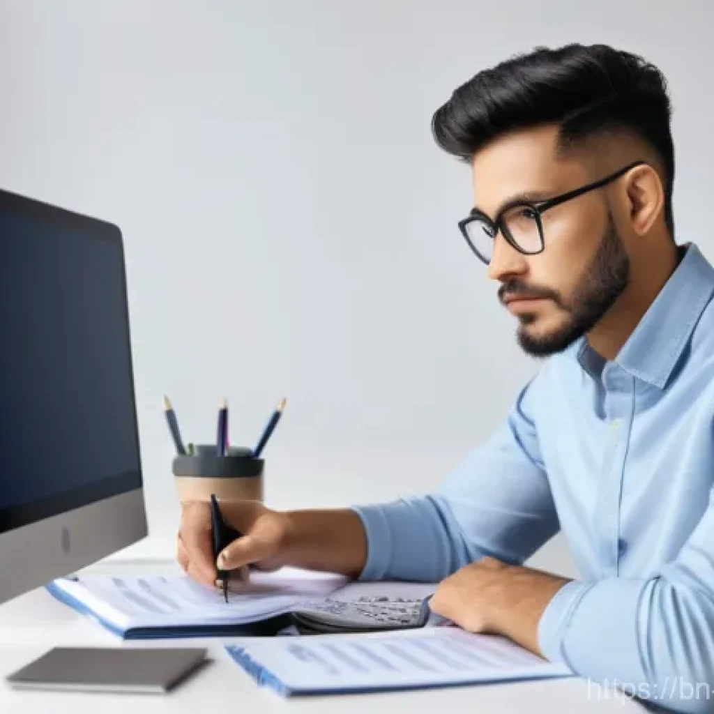 전산세무회계 자격증으로 프리랜서 되기 - **"Modern Accounting Skill Development":** A young adult (could be male or female, of diverse ethnic...